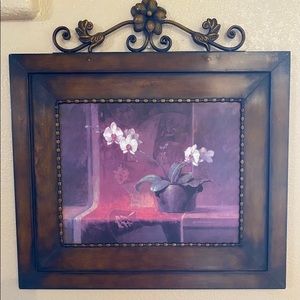 Orchid Tin/Metal Picture